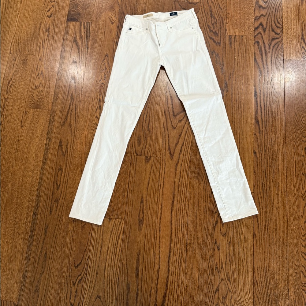 Ag Adriano Goldschmied White Skinny Jeans